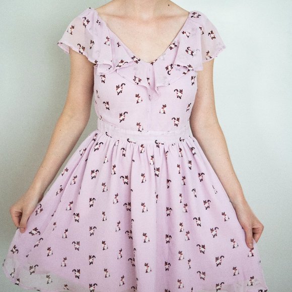 Lavender kitten dress from Boutique 1861 - Picture 2 of 6